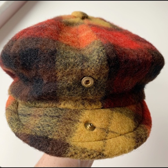 Vintage Wool Newsboy Cap - Picture 3 of 3